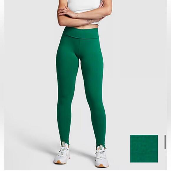 Victoria’s Secret Cotton Mid-Rise Foldover Leggings NWT - Picture 1 of 1